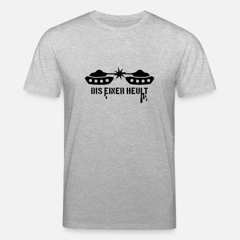 Bis einer heult! - Stanley/Stella Unisex Bio-T-Shirt CREATOR  - Grau meliert