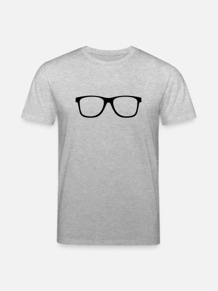 Brille *Motiv 2* - Stanley/Stella Unisex Bio-T-Shirt CREATOR  - Grau meliert