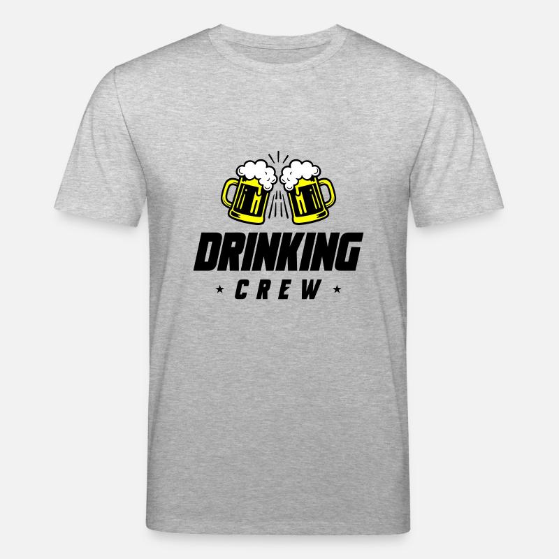 Drinking Crew Bier - Stanley/Stella Unisex Bio-T-Shirt CREATOR  - Grau meliert