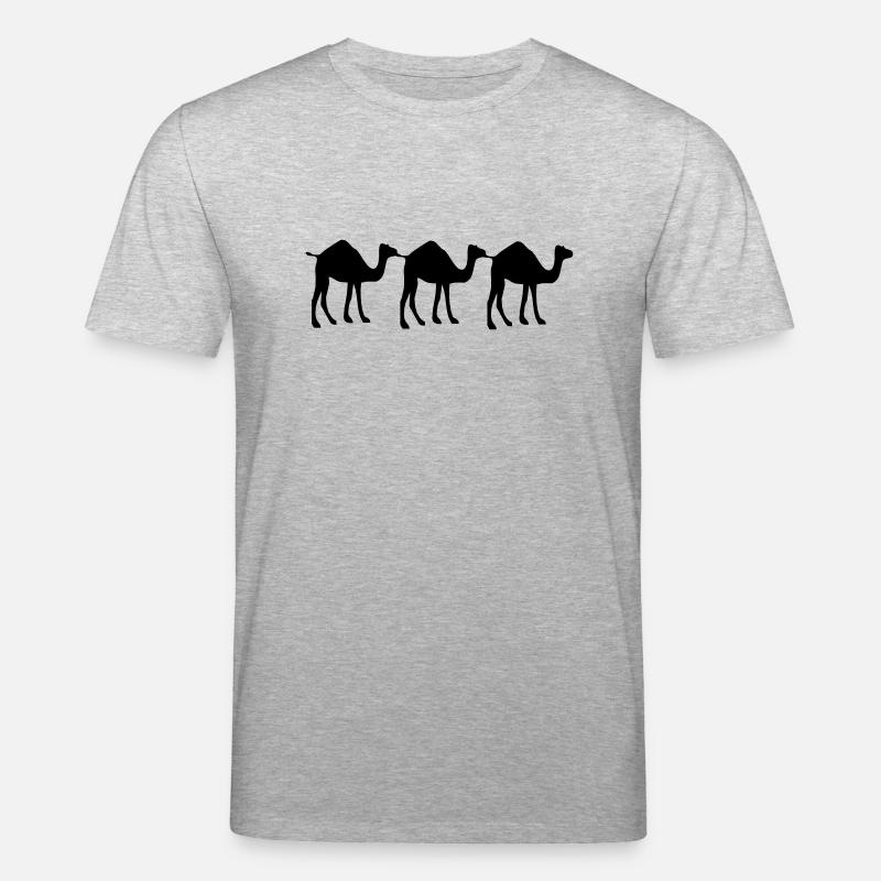 3 Camel - Stanley/Stella CREATOR Unisex Organic T-Shirt - heather grey
