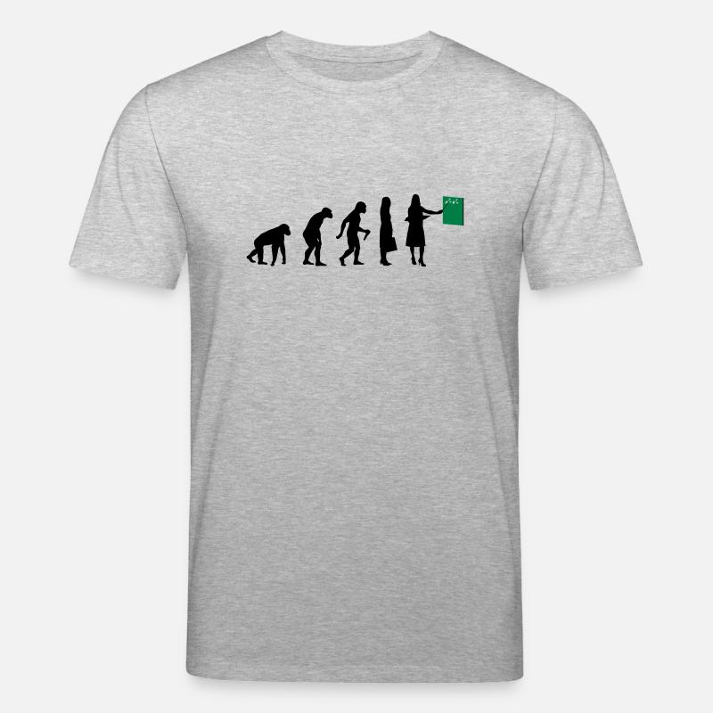 Lehrer Evolution - Stanley/Stella Unisex Bio-T-Shirt CREATOR  - Grau meliert