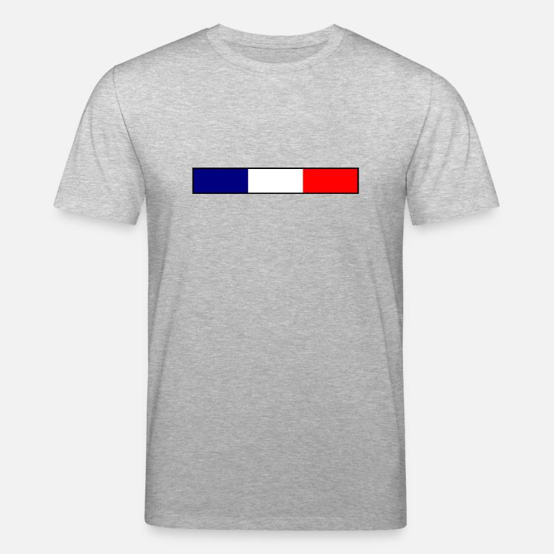 Frankreich - Stanley/Stella Unisex Bio-T-Shirt CREATOR  - Grau meliert