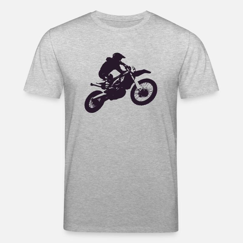Motorcross - Stanley/Stella Unisex Bio-T-Shirt CREATOR  - Grau meliert