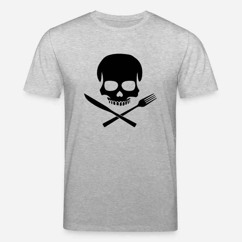 Kitchen Skull - Stanley/Stella Unisex Bio-T-Shirt CREATOR  - Grau meliert