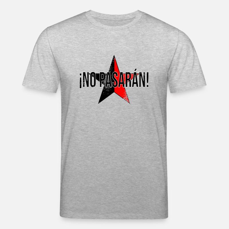 ¡Non pasarán! - T-shirt bio CREATOR Stanley/Stella Unisexe - gris chiné