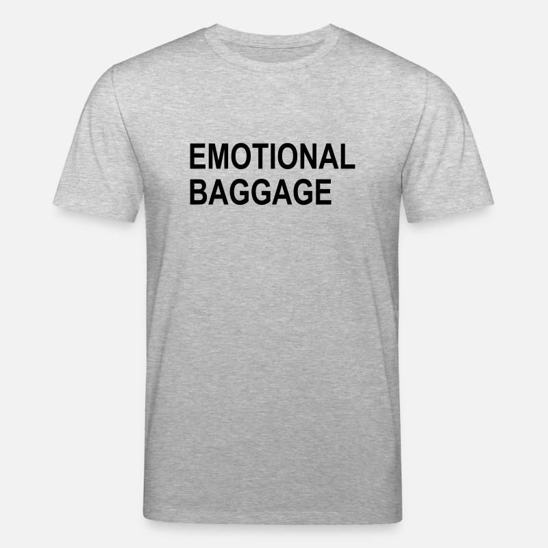 2541614 123402281 baggage émotionnel - T-shirt bio CREATOR Stanley/Stella Unisexe - gris chiné