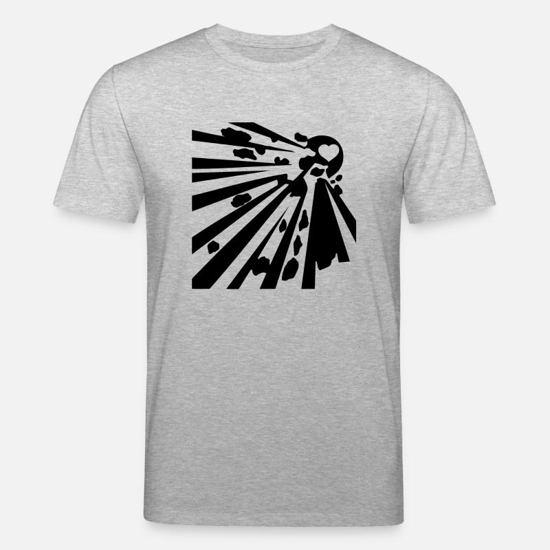 explosiver blak - Stanley/Stella Unisex Bio-T-Shirt CREATOR  - Grau meliert
