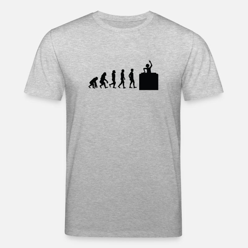 DJ évolution - T-shirt bio CREATOR Stanley/Stella Unisexe - gris chiné