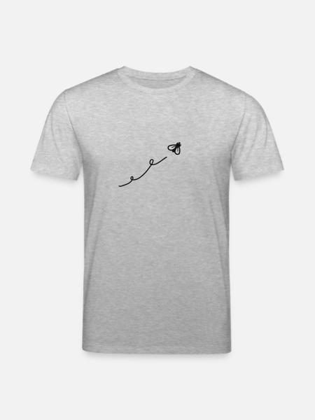 Fliege sumsum - Stanley/Stella Unisex Bio-T-Shirt CREATOR - Grau meliert