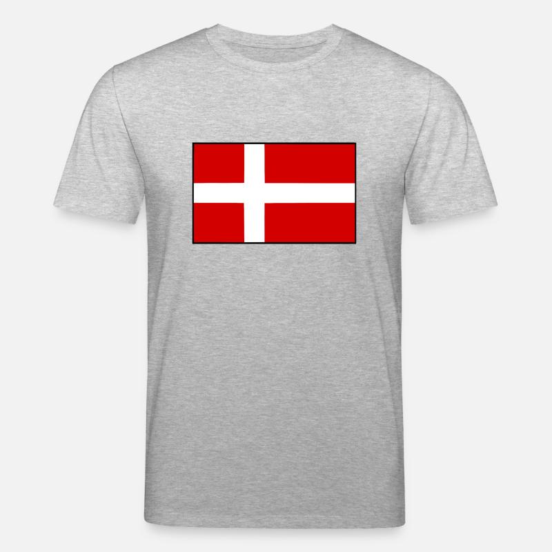 Dänemark - Stanley/Stella Unisex Bio-T-Shirt CREATOR  - Grau meliert