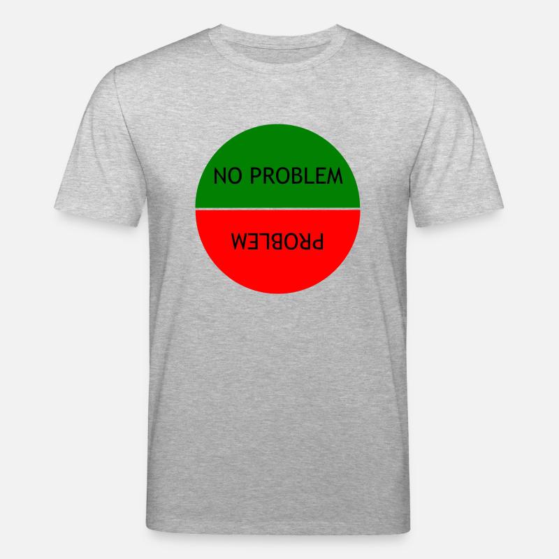 Kein Problem vs. Problem - Stanley/Stella Unisex Bio-T-Shirt CREATOR  - Grau meliert