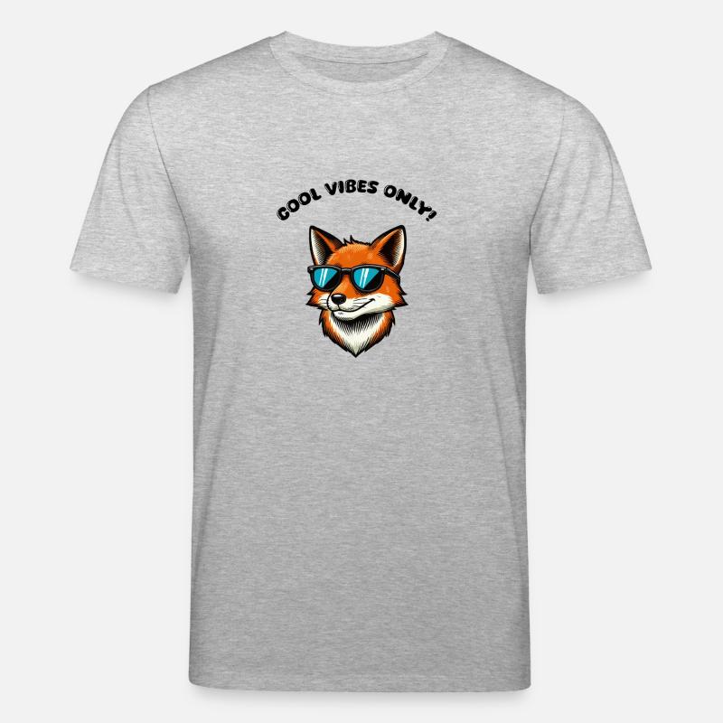 fuchs comic sonnenbrille - Stanley/Stella Unisex Bio-T-Shirt CREATOR  - Grau meliert