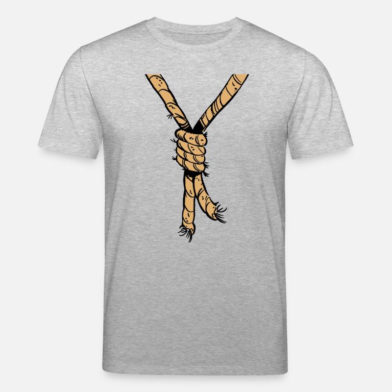Strick um den Hals - Stanley/Stella Unisex Bio-T-Shirt CREATOR  - Grau meliert