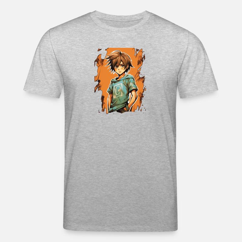 Garçon d’anime - T-shirt bio CREATOR Stanley/Stella Unisexe - gris chiné