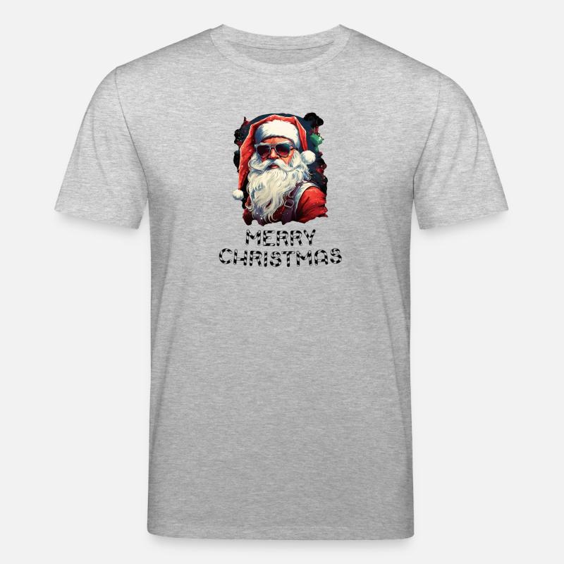 Père Noël - Marry Christmas - T-shirt bio CREATOR Stanley/Stella Unisexe - gris chiné