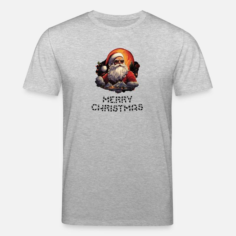 Weihnachtsmann - Marry Christmas - Stanley/Stella Unisex Bio-T-Shirt CREATOR  - Grau meliert