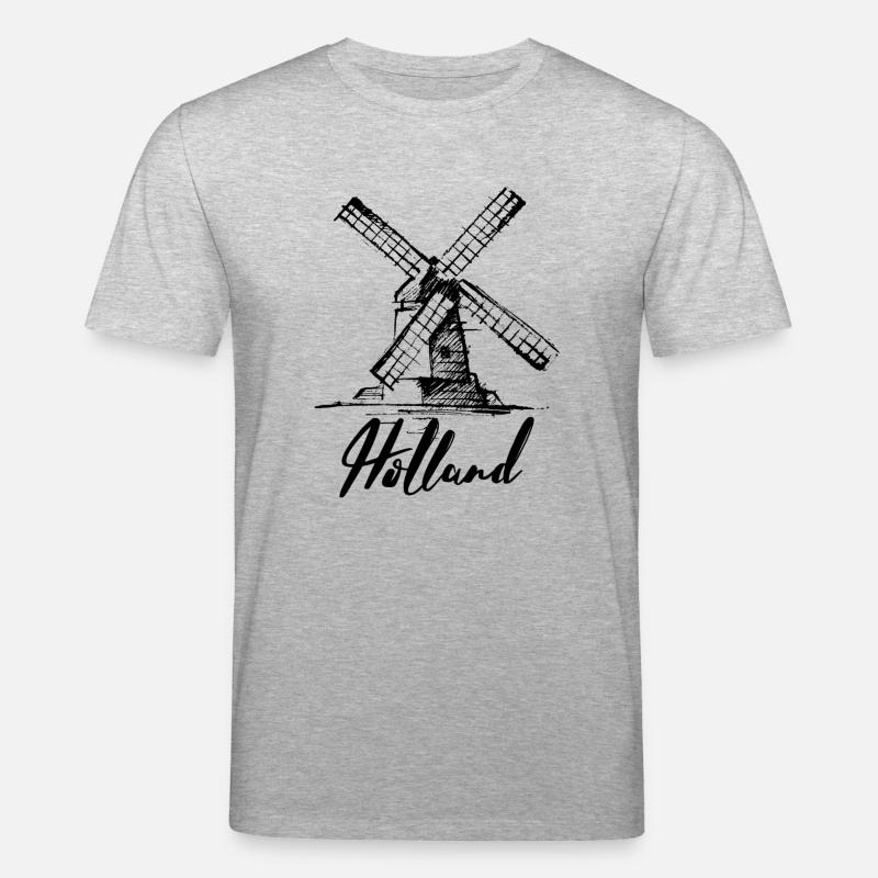 Holland - Stanley/Stella Unisex Bio-T-Shirt CREATOR  - Grau meliert
