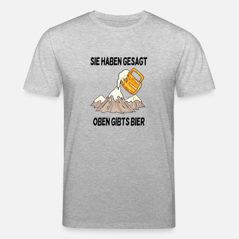 Berg Berge - Stanley/Stella Unisex Bio-T-Shirt CREATOR  - Grau meliert
