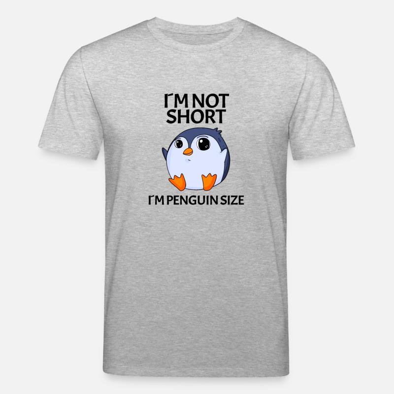 Kleinwüchsig lustiger Spruch - Stanley/Stella Unisex Bio-T-Shirt CREATOR  - Grau meliert