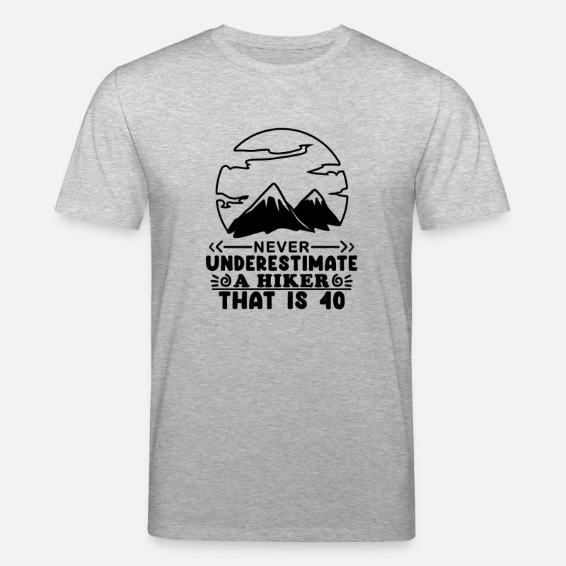 Randonnée 40e anniversaire - T-shirt bio CREATOR Stanley/Stella Unisexe - gris chiné