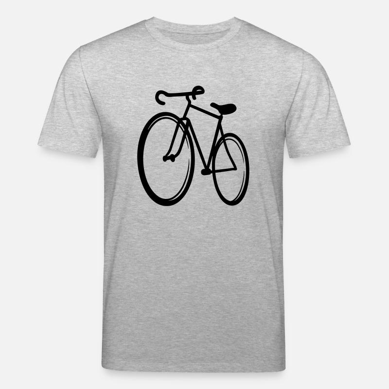 Fahrrad - Stanley/Stella Unisex Bio-T-Shirt CREATOR  - Grau meliert