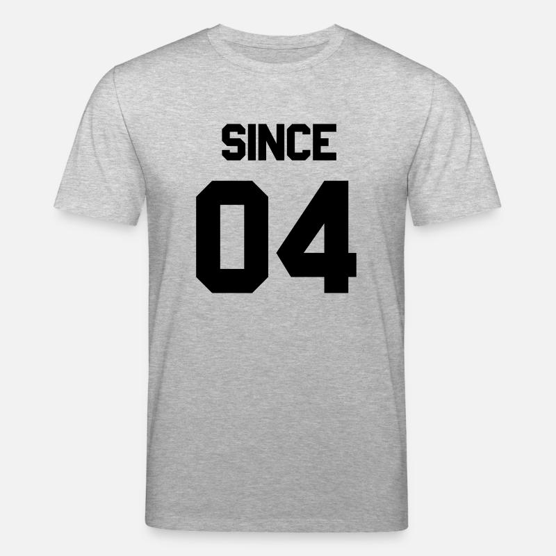 Together since 2004 Paarshirt - Stanley/Stella Unisex Bio-T-Shirt CREATOR  - Grau meliert