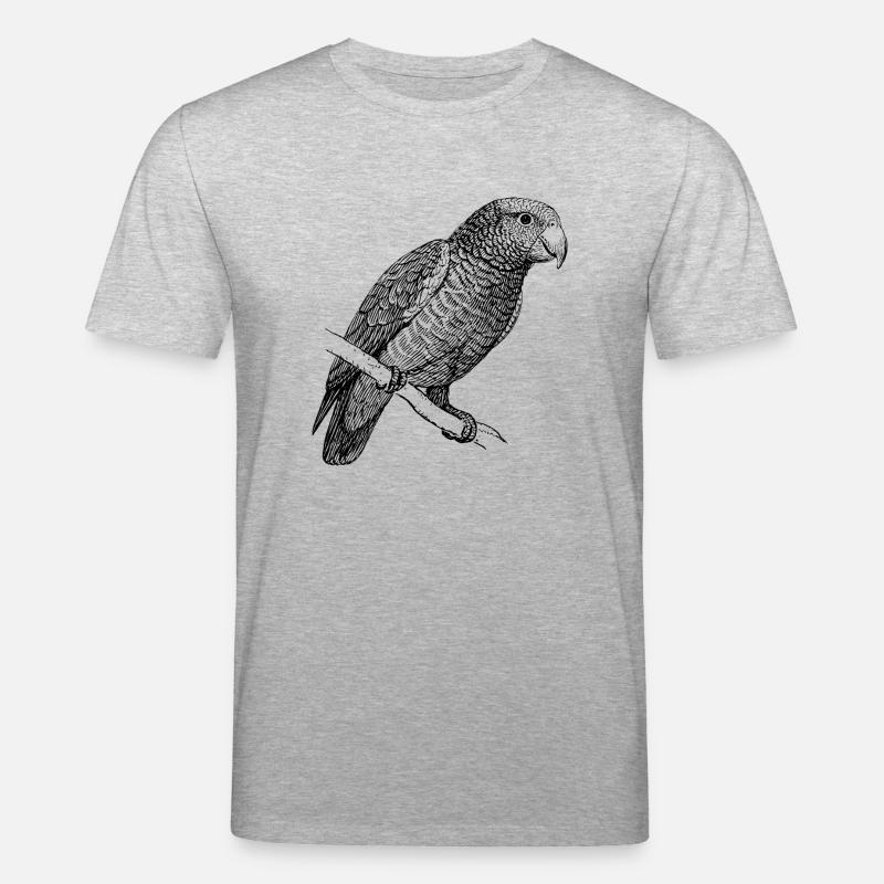 parrot40 - Stanley/Stella Unisex Bio-T-Shirt CREATOR  - Grau meliert