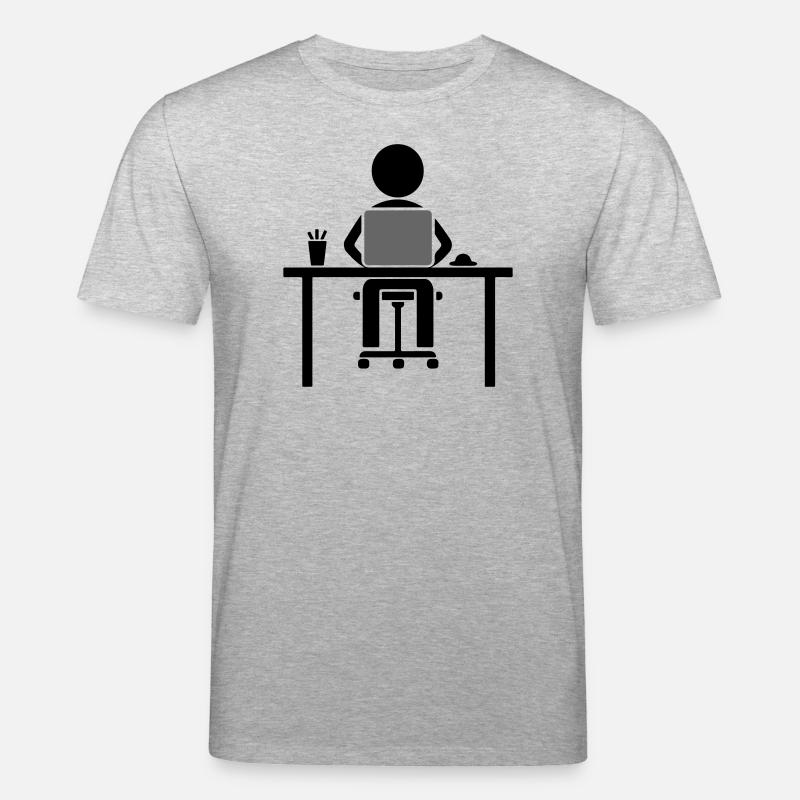 Worker Computer Learning - Stanley/Stella CREATOR Unisex Organic T-Shirt - heather grey