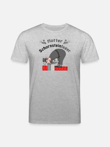 Chimney sweep good luck charm - Stanley/Stella CREATOR Unisex Organic T-Shirt - heather grey