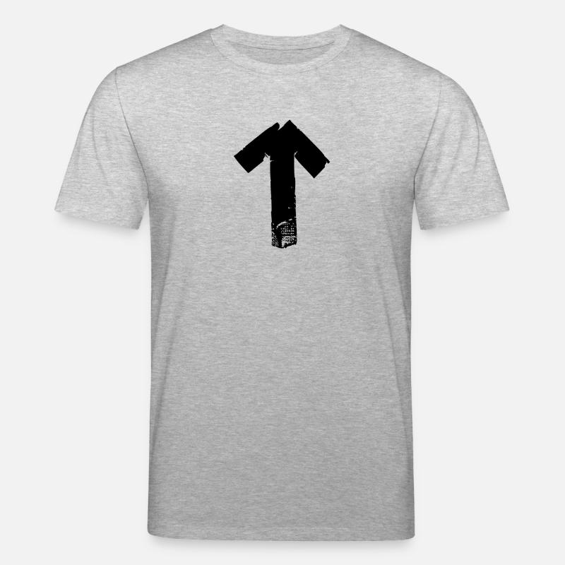 Flèche vers le haut - T-shirt bio CREATOR Stanley/Stella Unisexe - gris chiné