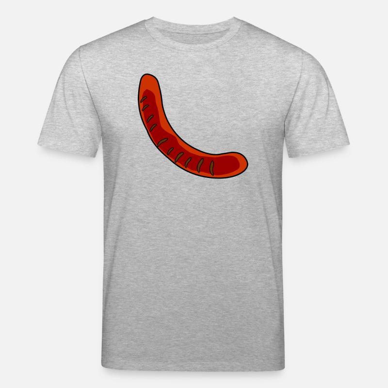 Wurst oder Bratwurst - Stanley/Stella Unisex Bio-T-Shirt CREATOR  - Grau meliert