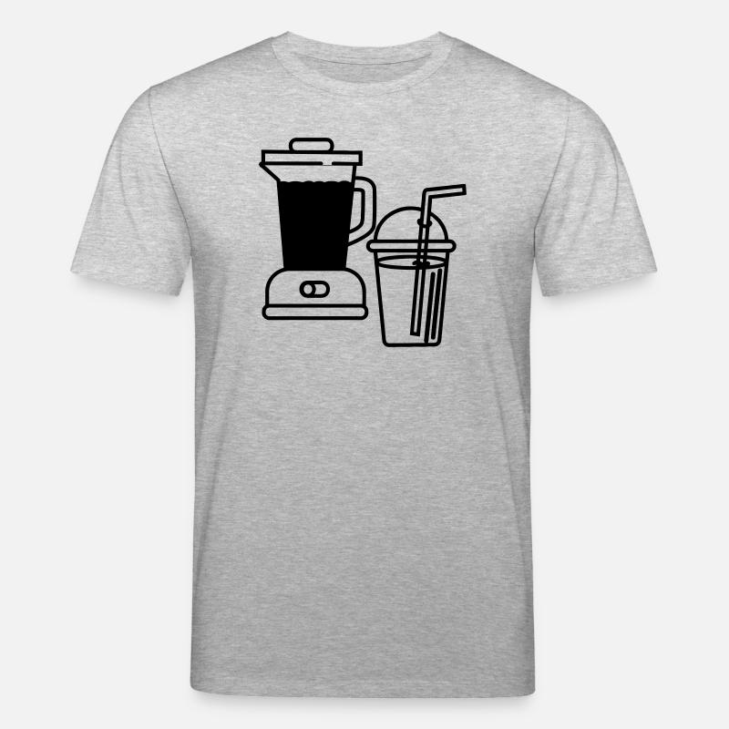 Mixer und Smoothie - Stanley/Stella Unisex Bio-T-Shirt CREATOR  - Grau meliert