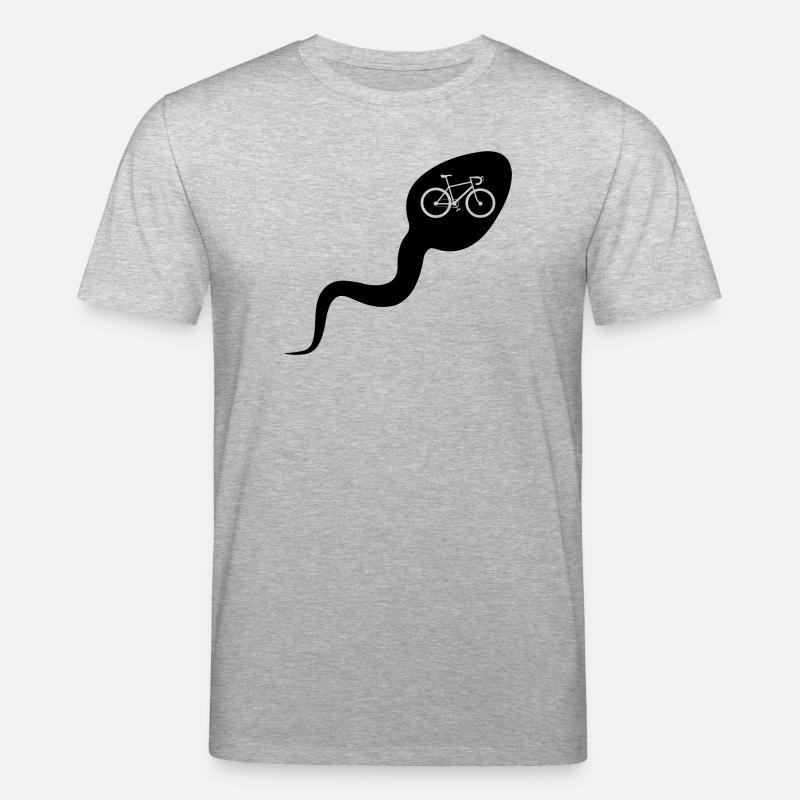 Vélo de sperme - T-shirt bio CREATOR Stanley/Stella Unisexe - gris chiné