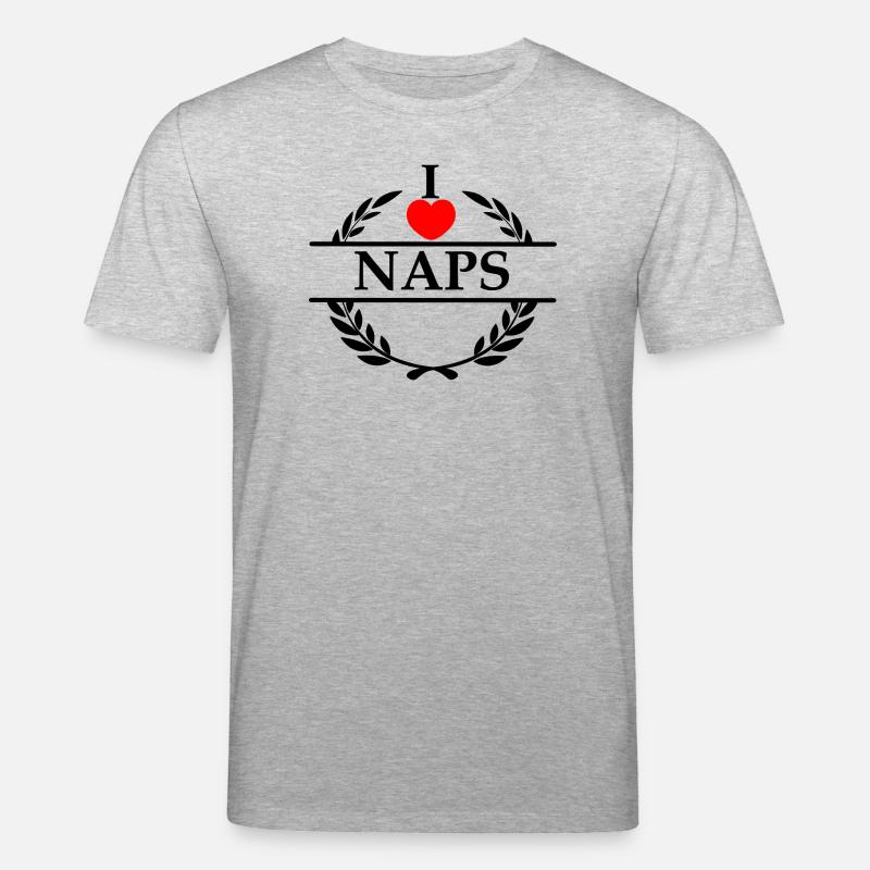 Ich liebe Nickerchen - Stanley/Stella Unisex Bio-T-Shirt CREATOR  - Grau meliert