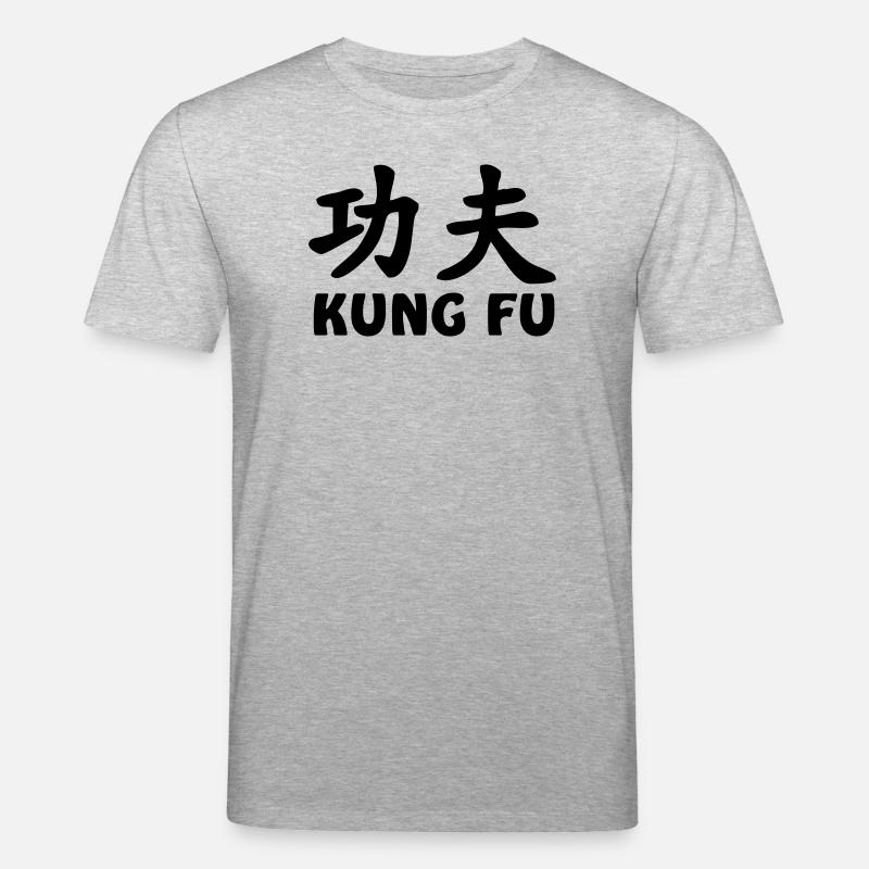 Kung Fu Logo - Stanley/Stella Unisex Bio-T-Shirt CREATOR  - Grau meliert