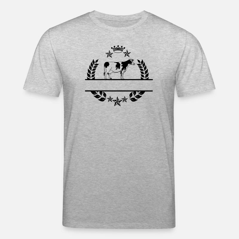 Siegerkuh - Stanley/Stella Unisex Bio-T-Shirt CREATOR  - Grau meliert