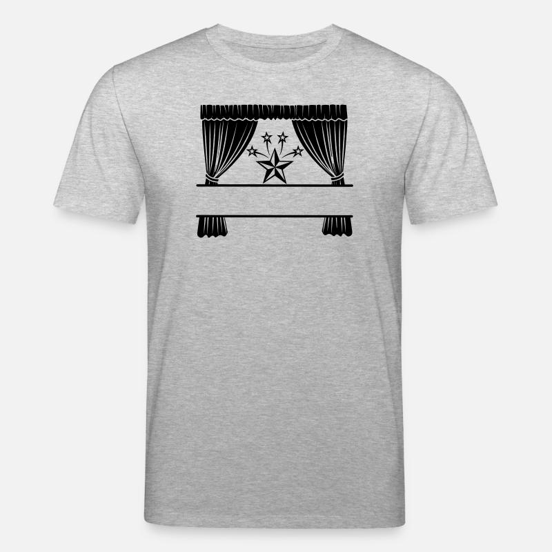 Vorhänge Ich bin ein Star - Stanley/Stella Unisex Bio-T-Shirt CREATOR  - Grau meliert