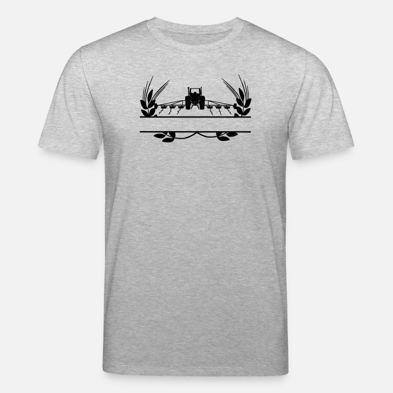 Ackerbau Traktor Getreideanbau - Stanley/Stella Unisex Bio-T-Shirt CREATOR  - Grau meliert