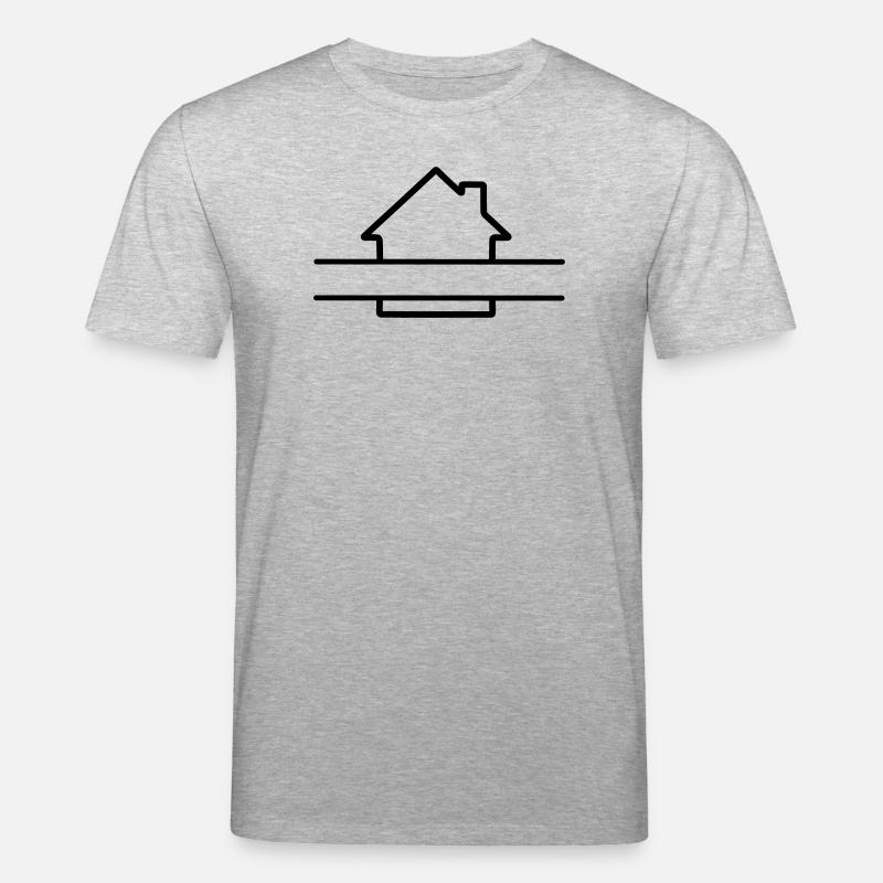 Bannière de texte long simple - T-shirt bio CREATOR Stanley/Stella Unisexe - gris chiné