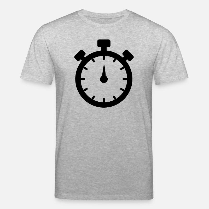 Stoppuhr 2 - Stanley/Stella Unisex Bio-T-Shirt CREATOR  - Grau meliert