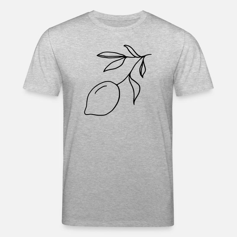 Rameau de citron - T-shirt bio CREATOR Stanley/Stella Unisexe - gris chiné