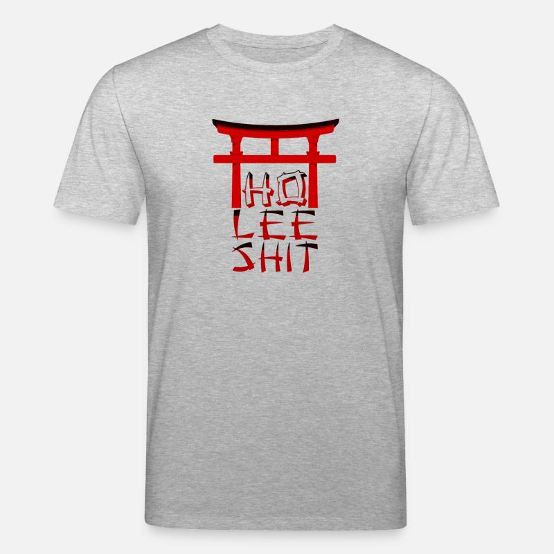 holy shit - Stanley/Stella Unisex Bio-T-Shirt CREATOR  - Grau meliert