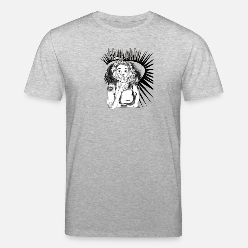Afro-Chic-Vecter-Kunst - Stanley/Stella Unisex Bio-T-Shirt CREATOR - Grau meliert