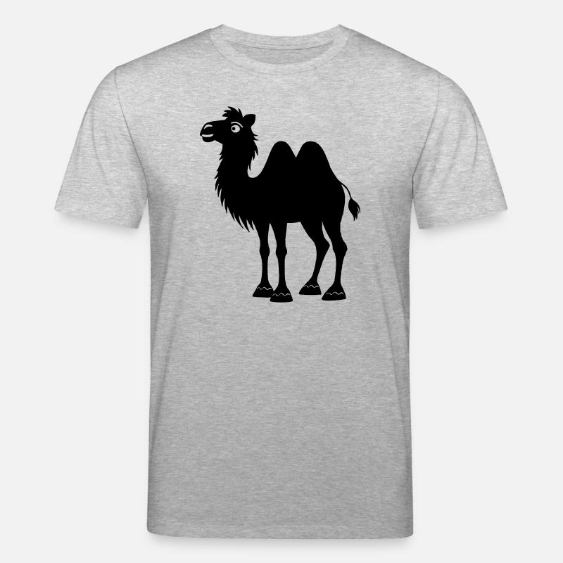 Schatten-Kamel - Stanley/Stella Unisex Bio-T-Shirt CREATOR  - Grau meliert