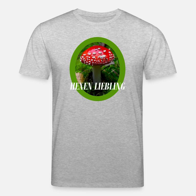 Toadstool Design - Stanley/Stella CREATOR Unisex Organic T-Shirt - heather grey