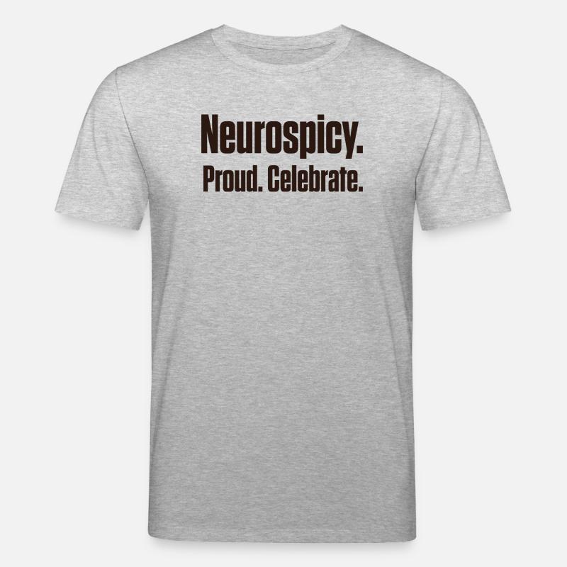 Neurospicy und Proud Spätdiagnose ND - Stanley/Stella Unisex Bio-T-Shirt CREATOR - Grau meliert