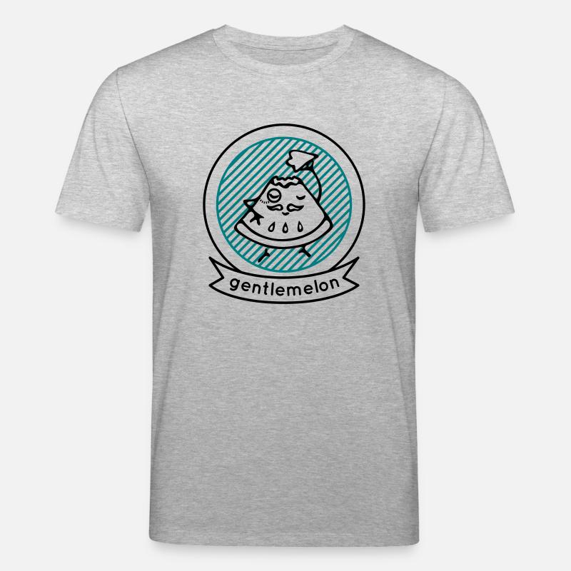 Wassermelone - Stanley/Stella Unisex Bio-T-Shirt CREATOR  - Grau meliert