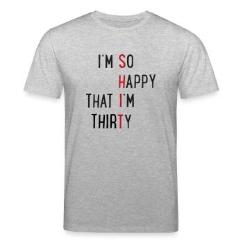 30e anniversaire - T-shirt bio CREATOR Stanley/Stella Unisexe - gris chiné - Devant - Alina (178cm) & Michal (187cm)