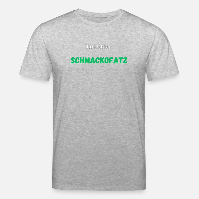 Ein echter Schmackofatz - Stanley/Stella Unisex Bio-T-Shirt CREATOR  - Grau meliert