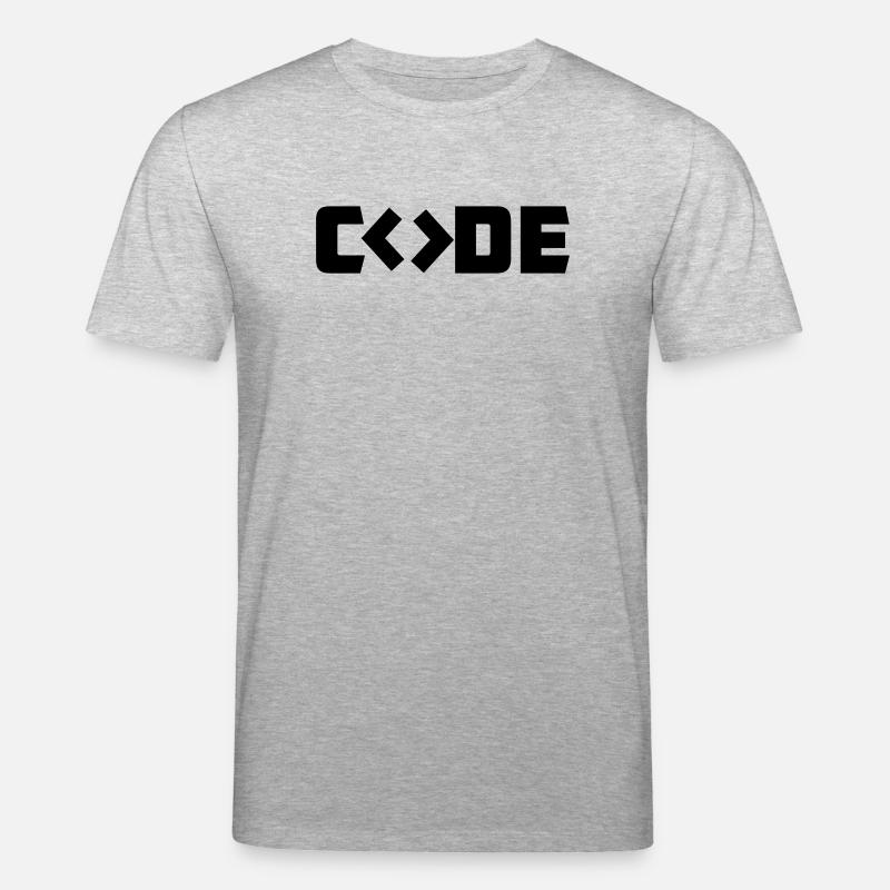 Programmer Code - Stanley/Stella CREATOR Unisex Organic T-Shirt - heather grey